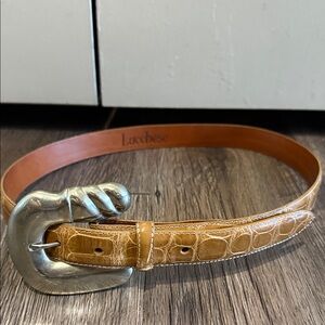 Lucchese Vintage Alligator Belt Sz 30